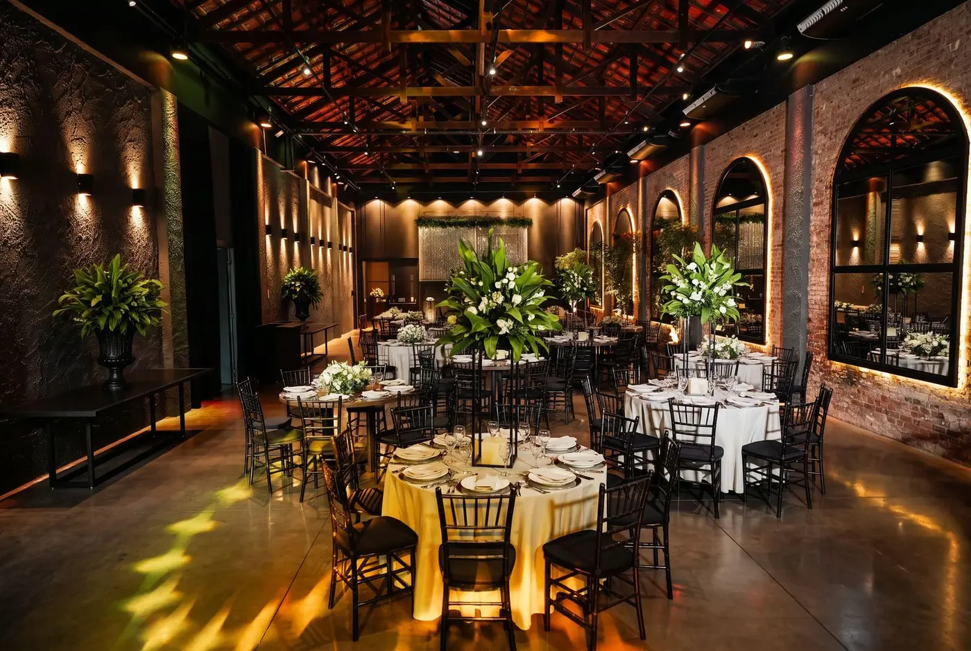 Espaço Loft em evento intimista